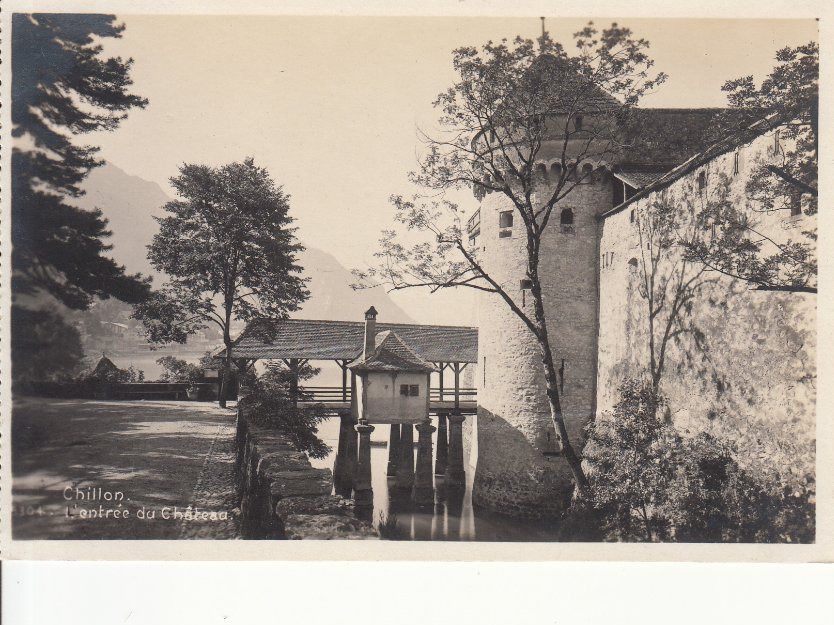 Cartoline postali: Chillon Château, ca. 1930, 11 Karten – Usato da Bürglen TG venduto da StampGraf 4