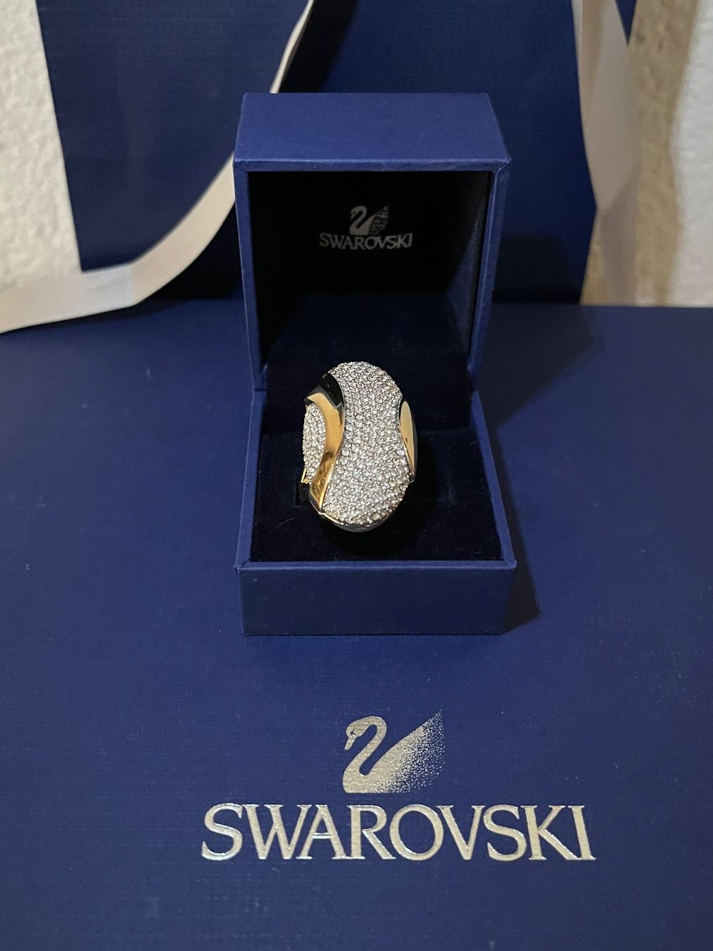 Swarovski Anelli: Swarovski statement Ring Gr 58 – Usato da Kirchleerau venduto da Dalmi220 2