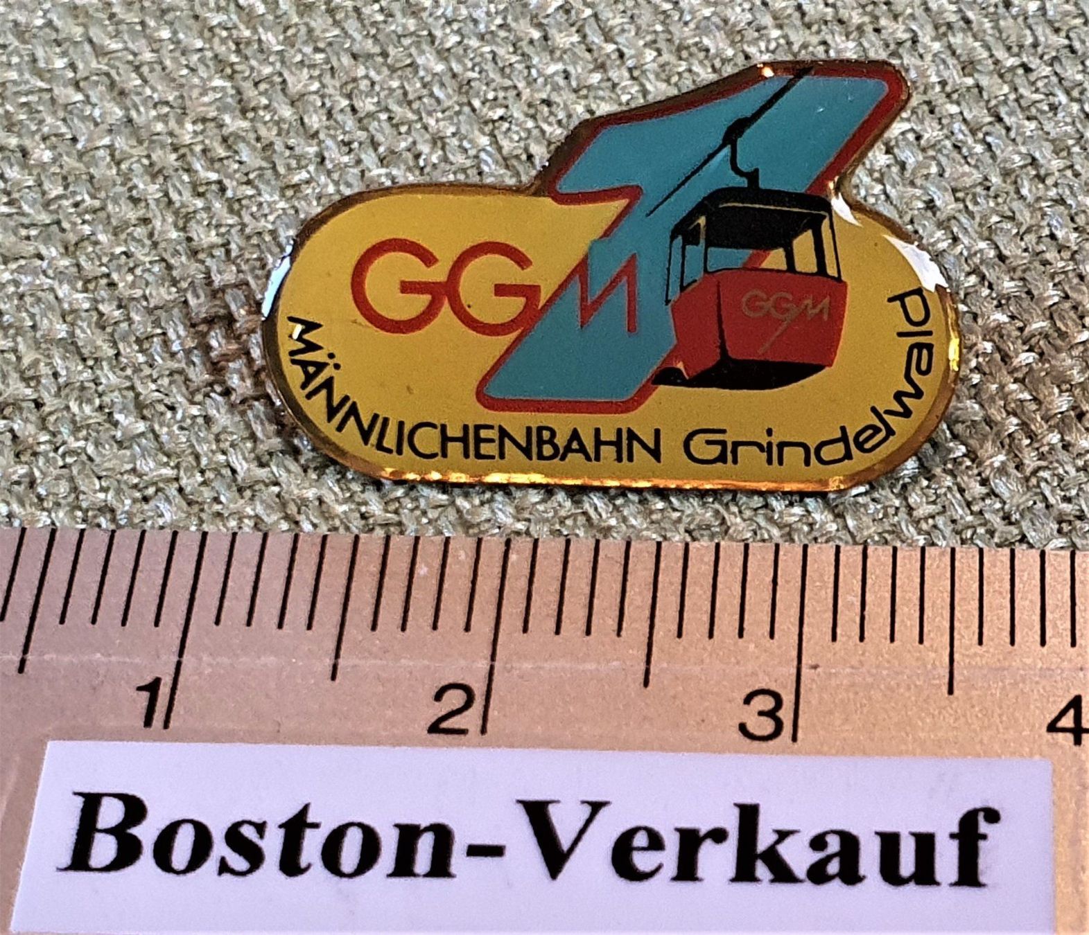 Cartoline postali: B196  Pin GGM Männlichenbahn Grindelwald – Usato da Reinach BL venduto da Boston-Verkauf 1