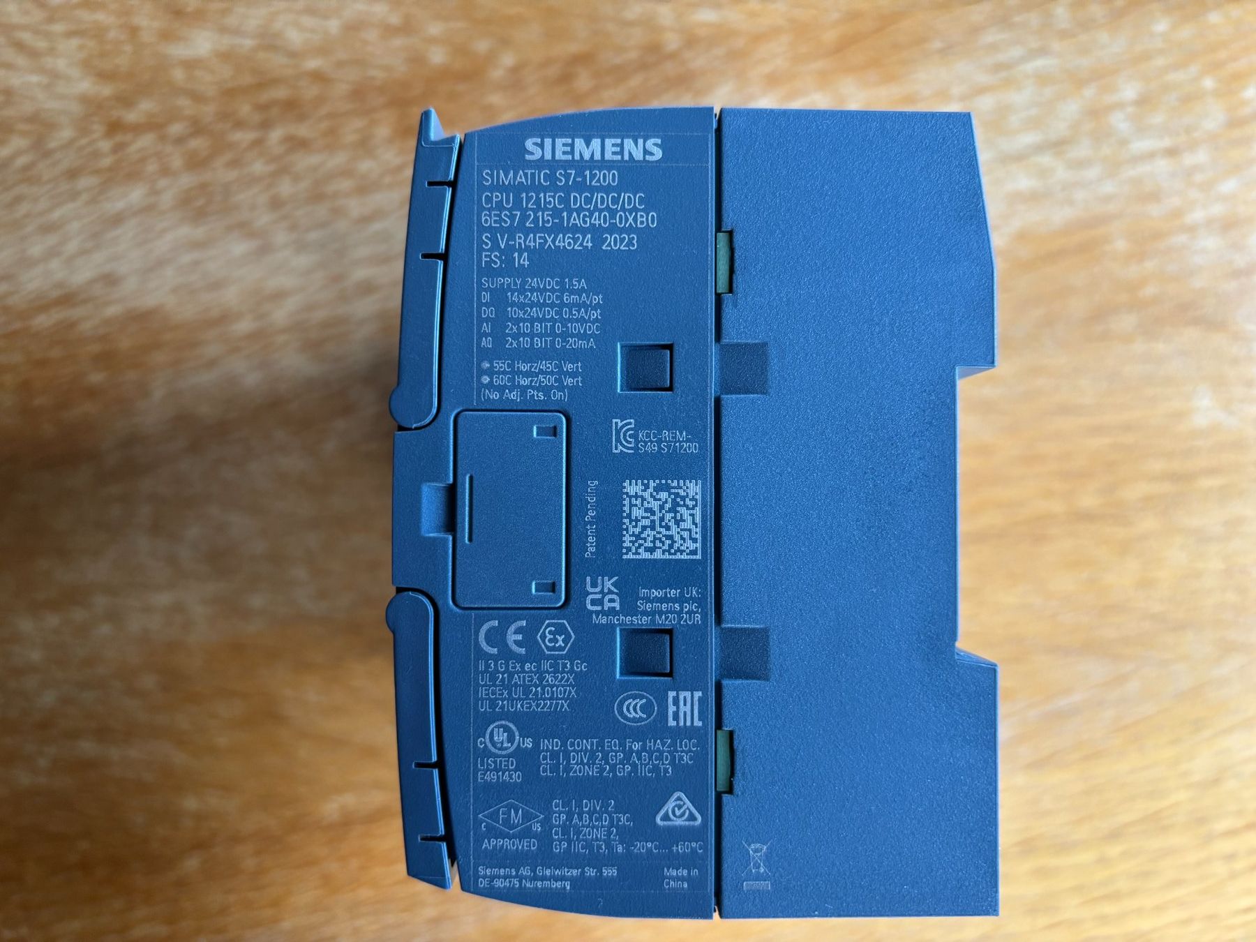 Siemens Sistema di controllo: Siemens Simatic S7-1200 – Usato da Biberist venduto da Oberwald45 1