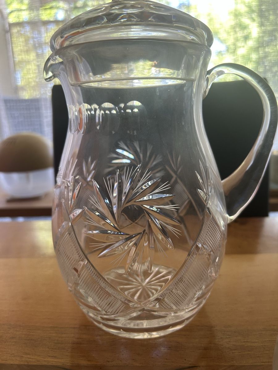Caraffe: Kristall Karaffe mit 3 Gläser. Neue – Nuovo (secondo la descrizione) da Oftringen venduto da Odessa65 1