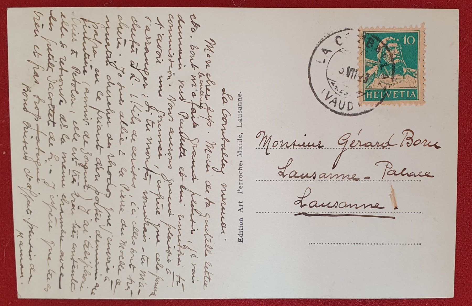 Cartoline postali: Lac Lioson - Col des mosses – Usato da Kreuzlingen venduto da Rschweiz1 1