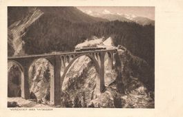 Wiesen (GR) – Eisenbahnviadukt der Rhätischen Bahn