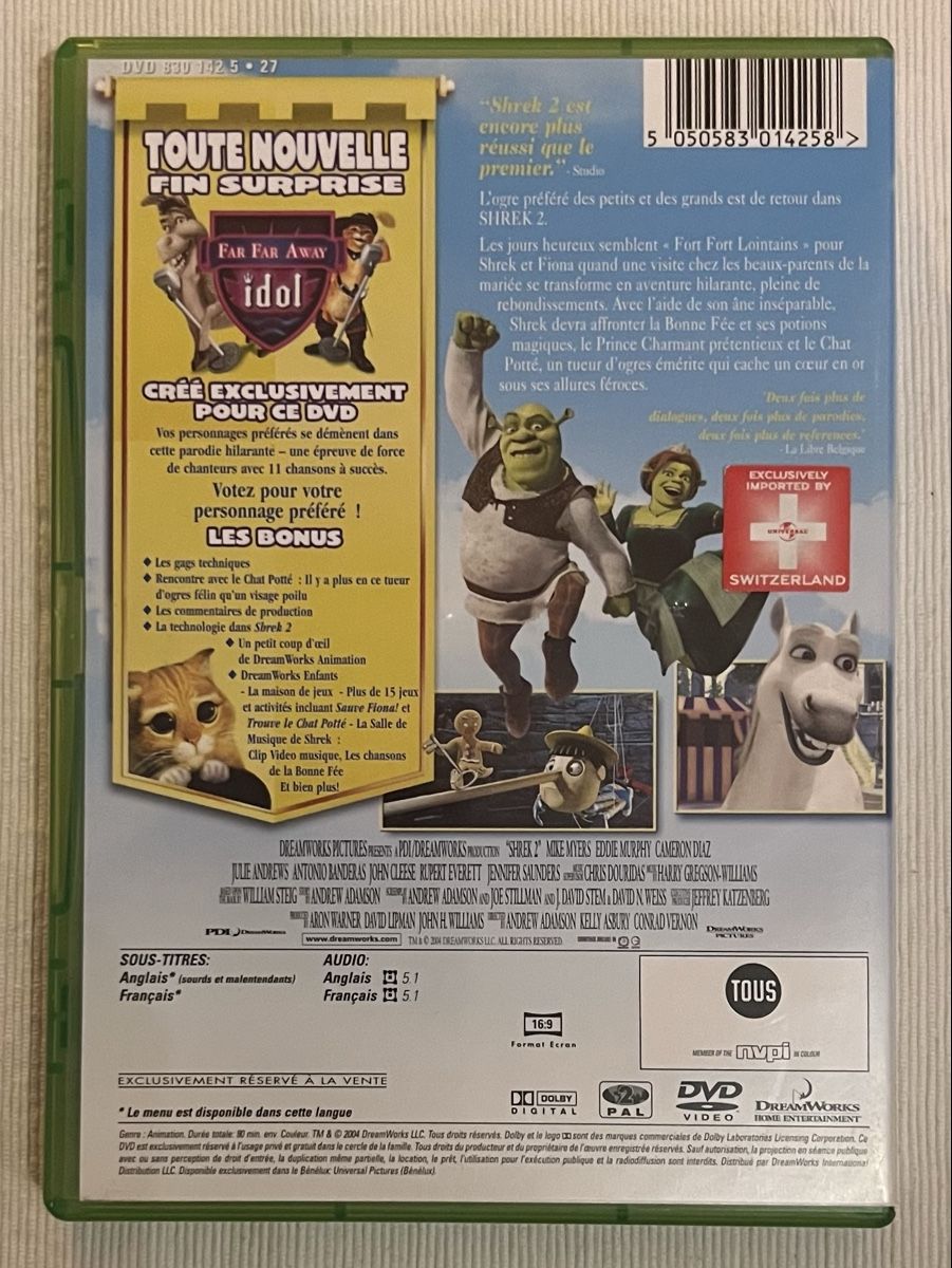 Tutti i DVDs: Shrek 2 DVD Dreamworks – Usato da Rafz venduto da SaintCruz 2