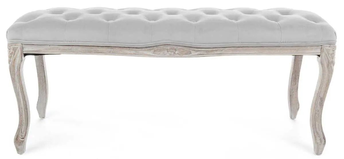 Bänke: Mutoni Upholstered bench Mathilde grey – Neu (gemäss Beschreibung) aus Kilchberg ZH von NRZA