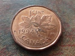 CANADA 1 Cent 1994