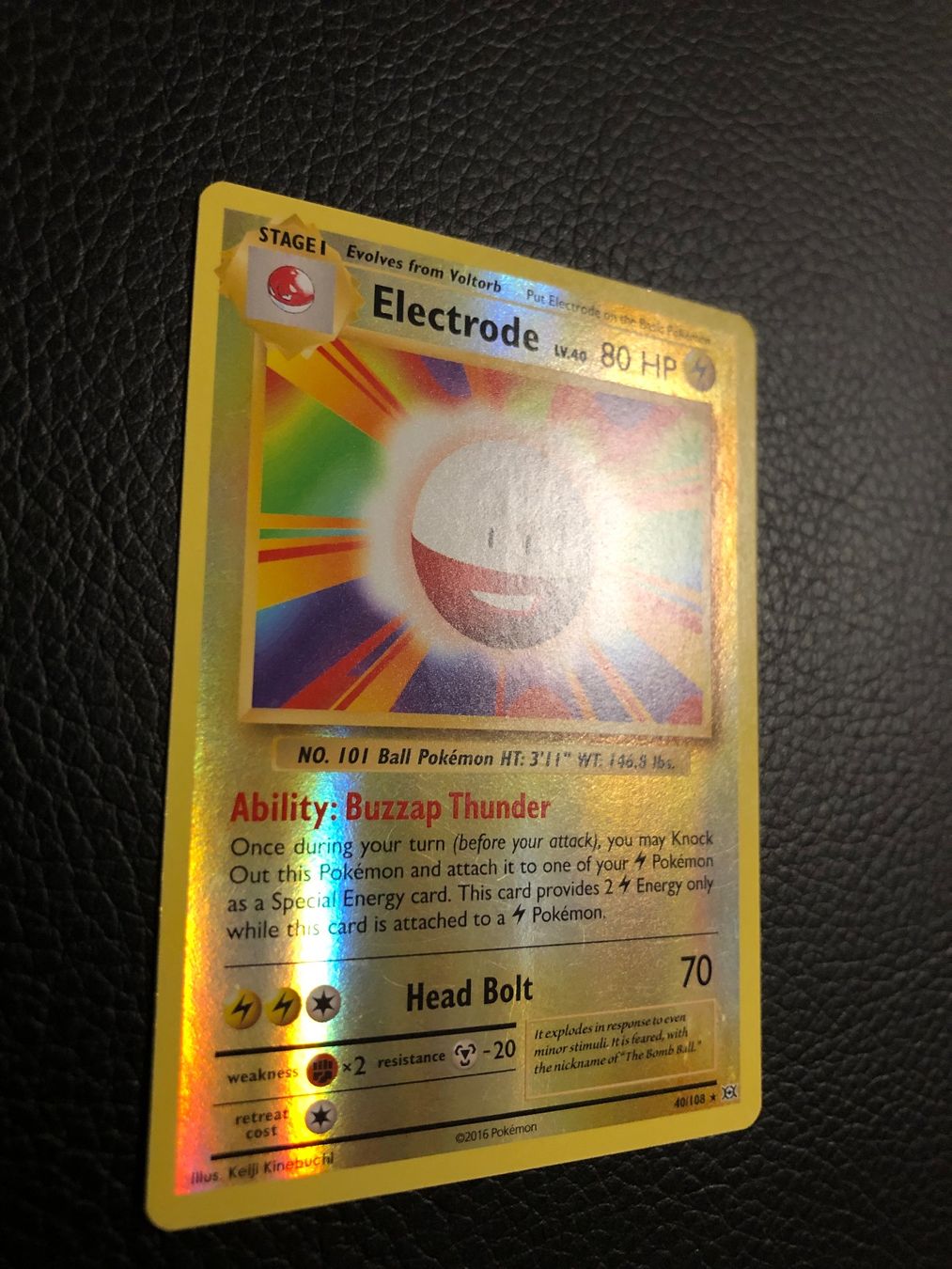 Pokémon Carte collezionabili: Evolutions Electrode reverse rare 40/108 Ab 1 – Usato da Paradiso venduto da Pkmn10 1