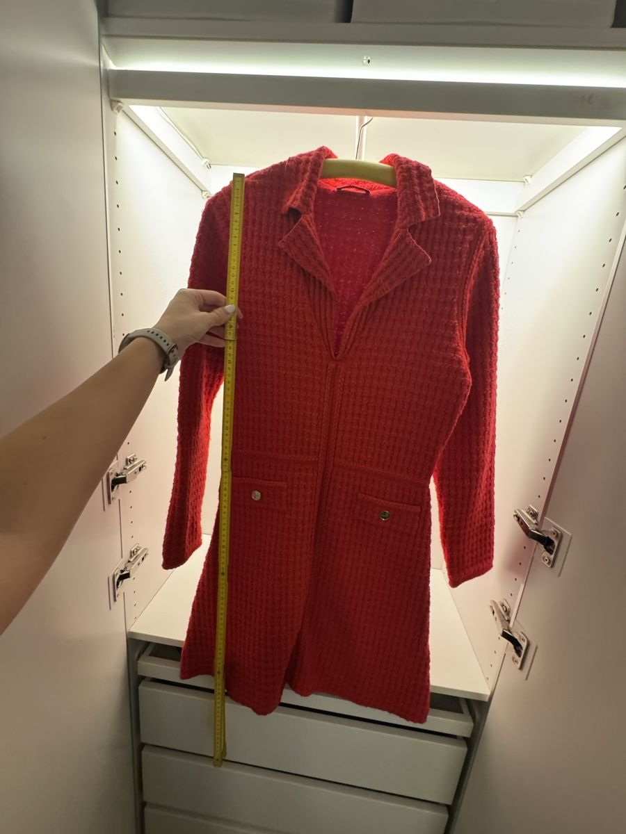 Sandro Vestiti: Sandro Red Knit Mini Dress – Nuovo (secondo la descrizione) da Neuchatel venduto da Mia_G 4