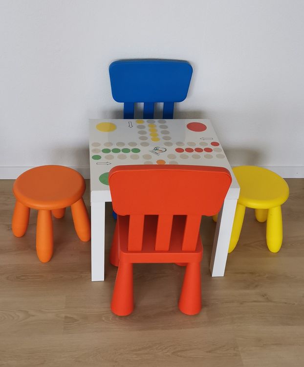 Tischset für Kinder Kindertisch und 4 Stühle (IKEA) Kaufen auf Ricardo
