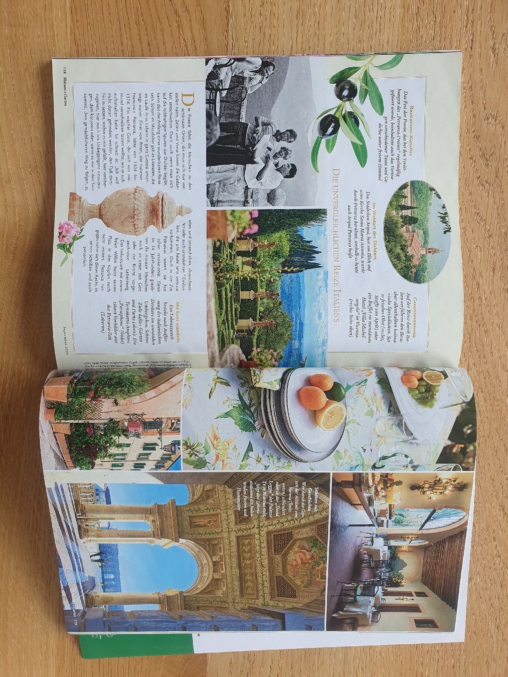 Riviste & Magazine: Wohnen & Garten Magazin September 2021  – Usato da Moosseedorf venduto da Sonnenschein.. 8