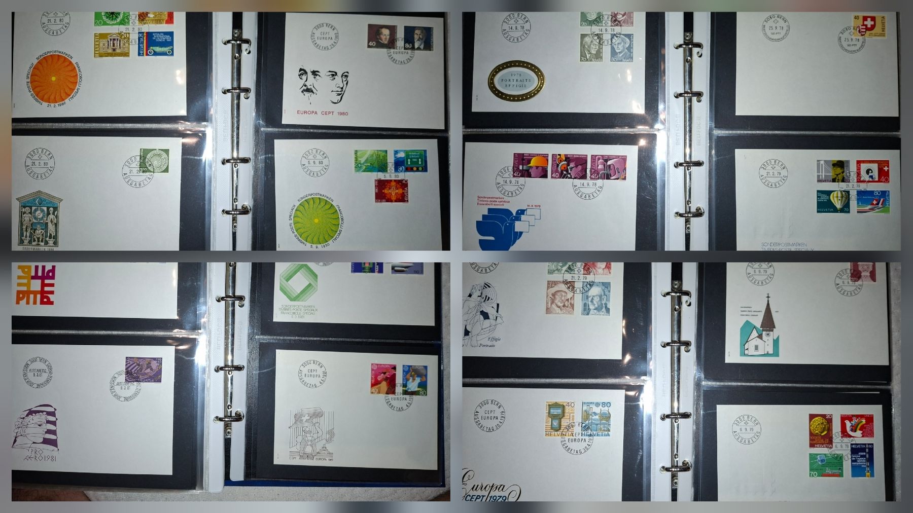 Tutti i francobolli: Album FDC 1962 - 1981 div Schweiz – Usato da Balgach venduto da SIMEON27 7