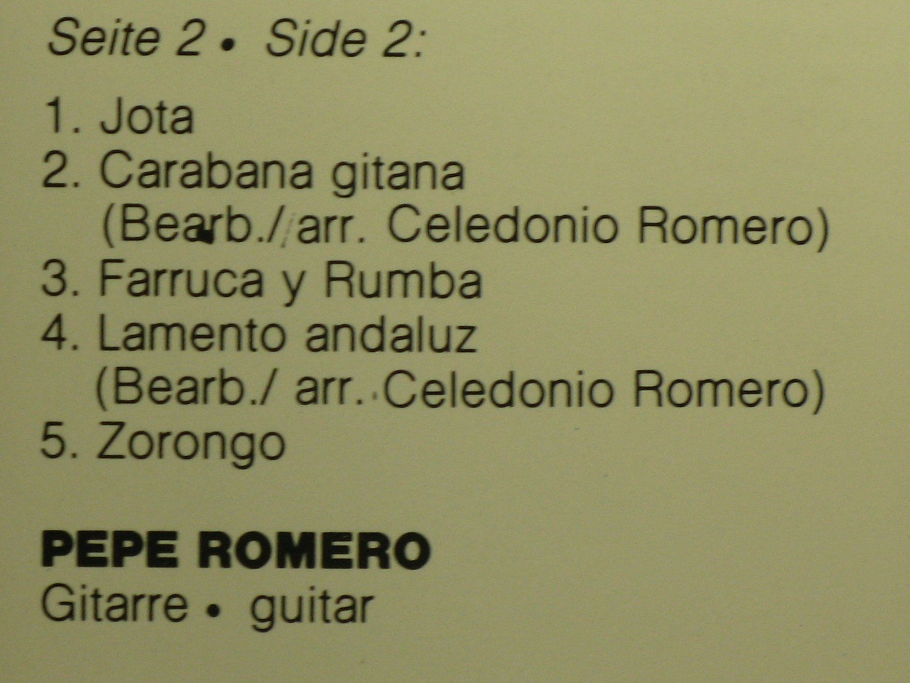 Musicassette: FLAMENCO     Pepe  Romero – Usato da Langnau i. E. venduto da gf2_29jt 2