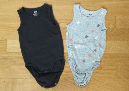 Lot de 2 body 9-12m Taille 80