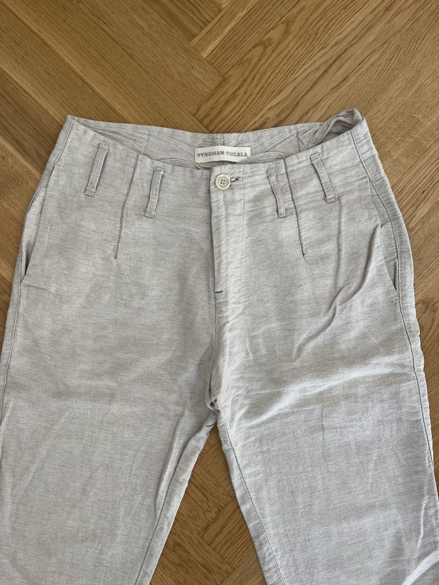 Pantaloni: Designer Freizeithose Leinen Baumwolle SYNGMAN CUCALA – Usato da Zürich venduto da bretxo 6