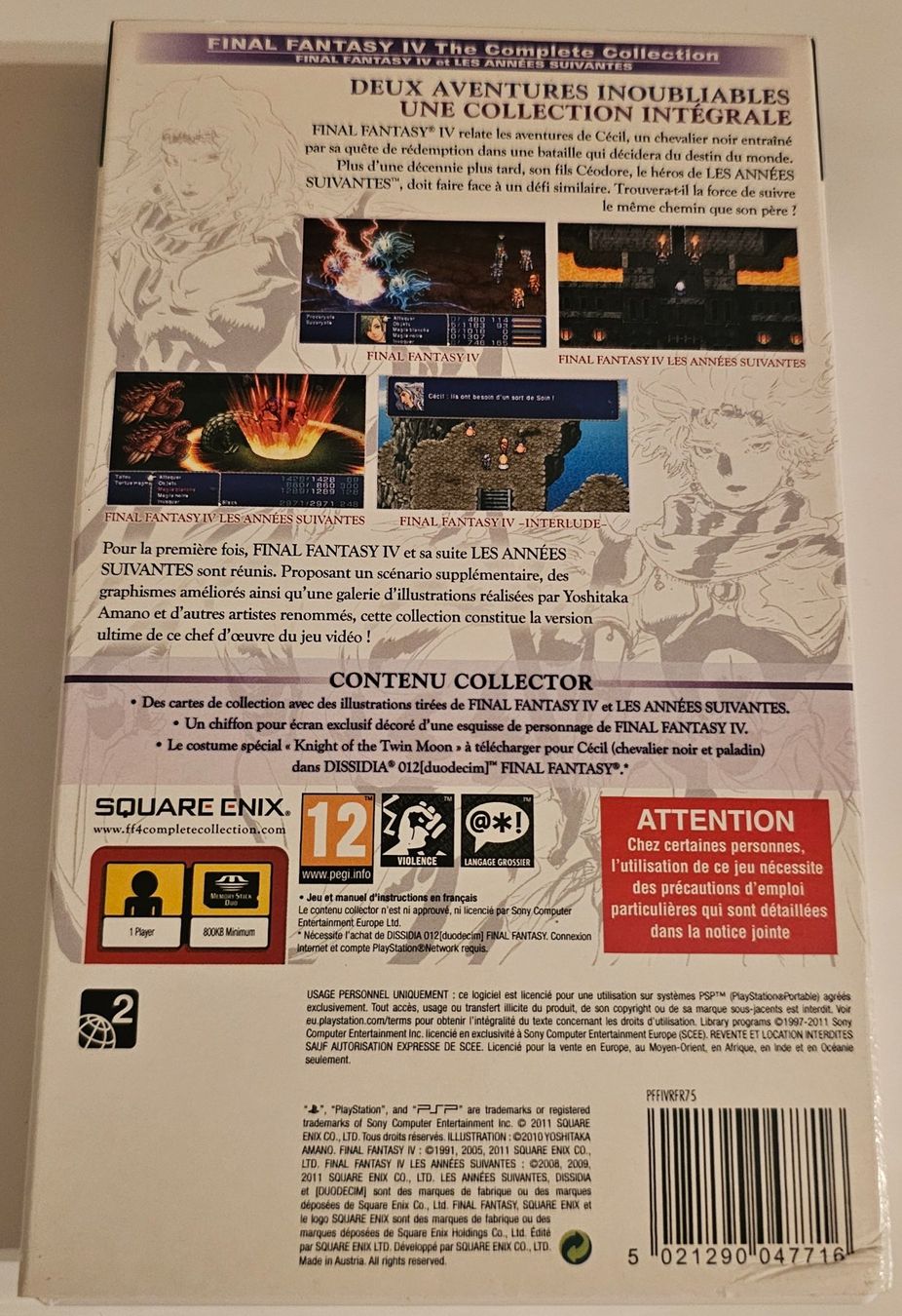 Sony Giochi: PSP Spiel - Final Fantasy IV The Complete Collection TOP – Usato da La Garde venduto da The_Hammer76 4