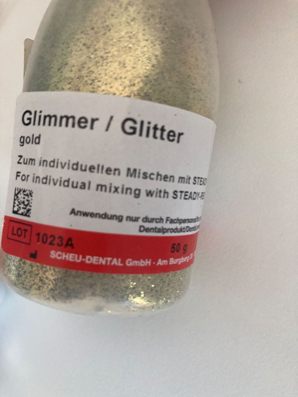 Attrezzature mediche: Scheu STEADY-RESIN Polymer, Glimmer, blau, Silber, neu – Nuovo e nell'imballaggio originale da Kaltbrunn venduto da Silberkiste 4
