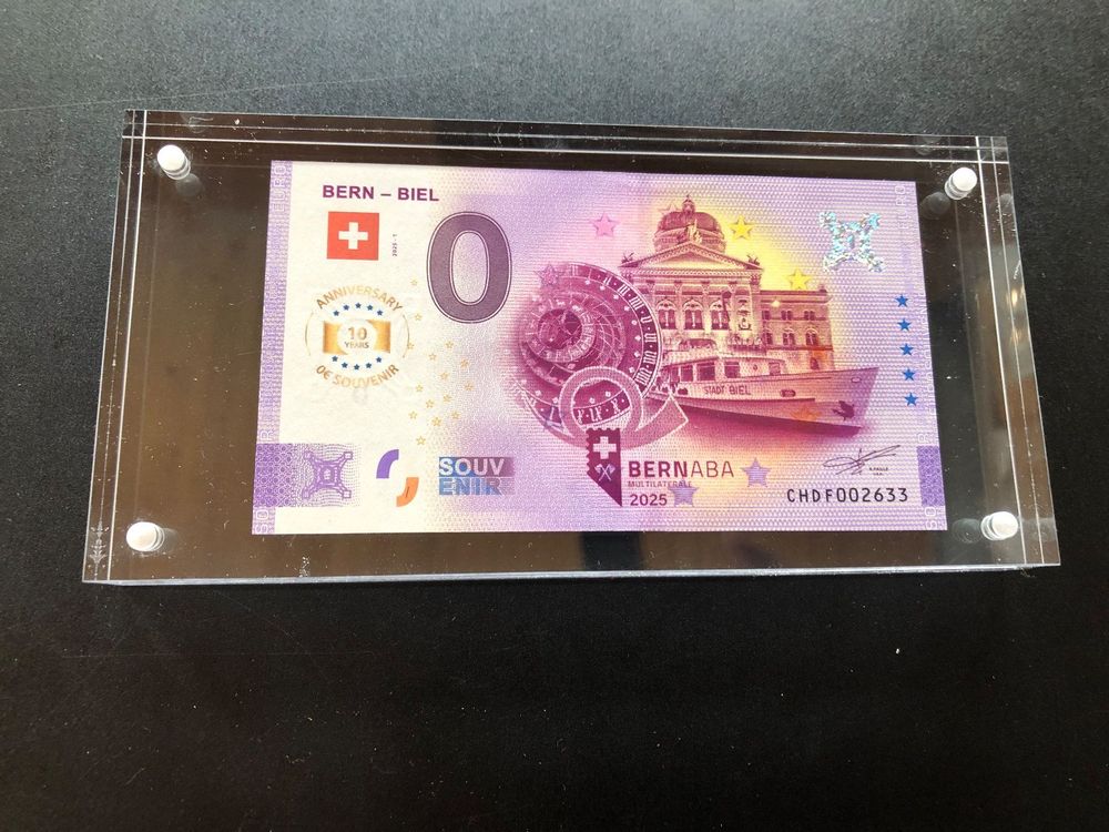 Bern-Biel 0 Euro Schein 2025 Jubiläumsschein (Neu (gemäss Beschreibung ...