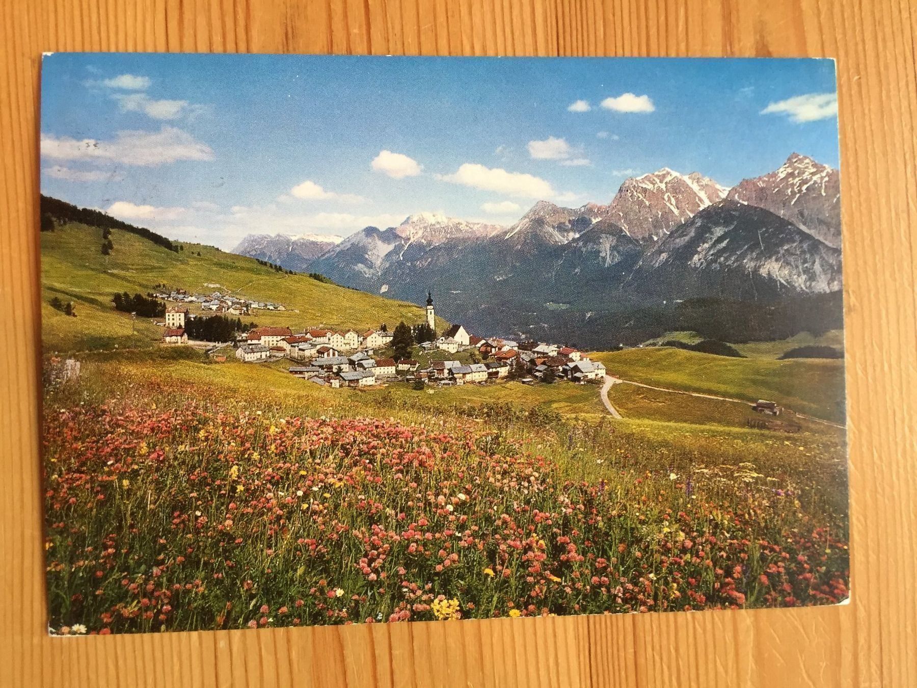 Cartoline postali: Fetan Engadin - AK 1977 – Usato da Oberuzwil venduto da Henri09