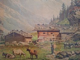 Poster Alphütten.