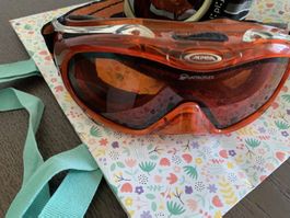 Skibrille Alpina Quattroflex getönt guter Zustand