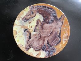 Hans Erni -Teller ERDE aus DIE 4 ELEMENTE  28 cm.Durchmesser