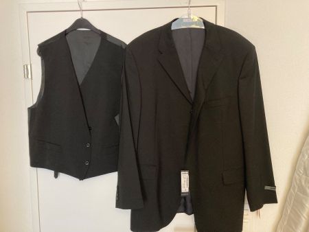 Strellson Sakko + Weste  Gr. 58 Schwarz  NEU - Top Zustand !