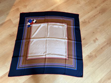 Swissair Vintage Silk Scarf - Classic Style for Spring