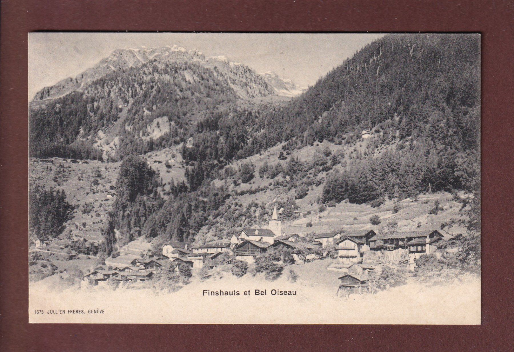 Cartoline postali: FINHAUT et Bel-Oiseau – Usato da Pully venduto da nicecards