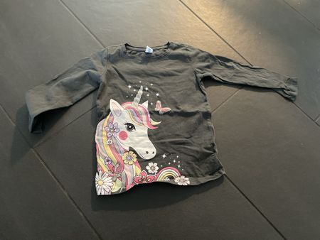 Dopopdo Girls Oberteil Einhorn Gr. 104 (3-4 Jahre) 🦄