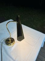 Lampe de banquier vintage dorée – Lampe de bureau / notaire 