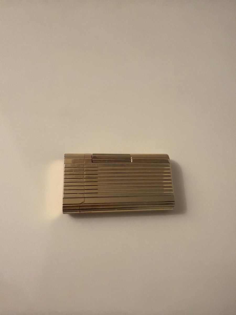 Zippo Feuerzeuge: Briquet Zippo doré à rayures, vintage – Gebraucht aus Lausanne von Pascal9999 3