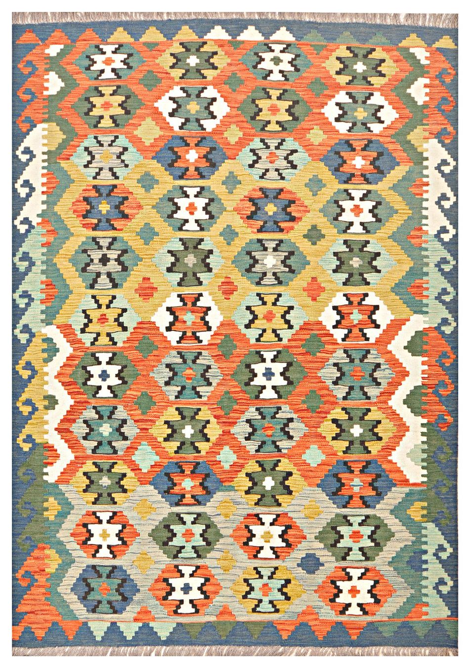 Kelim Tappeti: Oriente Kelim Teppich 170x240 Cm – Nuovo e nell'imballaggio originale da Lahore venduto da Fairways79 1