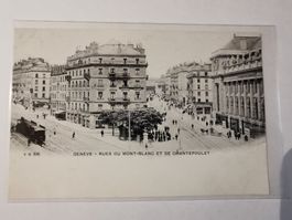 CP Genève - Rue du Mont-Blanc en 1910