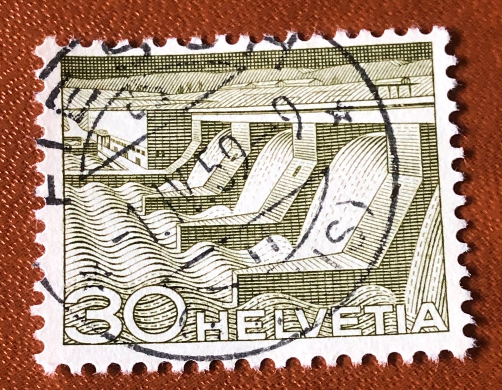 Tutti i francobolli: Nr.303 mit Stempel Technik und Landschaft   – Usato da Aarau venduto da Billa007