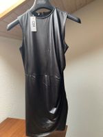 Minikleid schwarz glänzend Gr.S neu