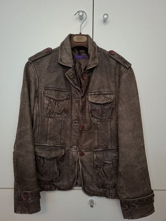 RIANI Leder Jacke, Gr. 36, Braun, Top Zustand