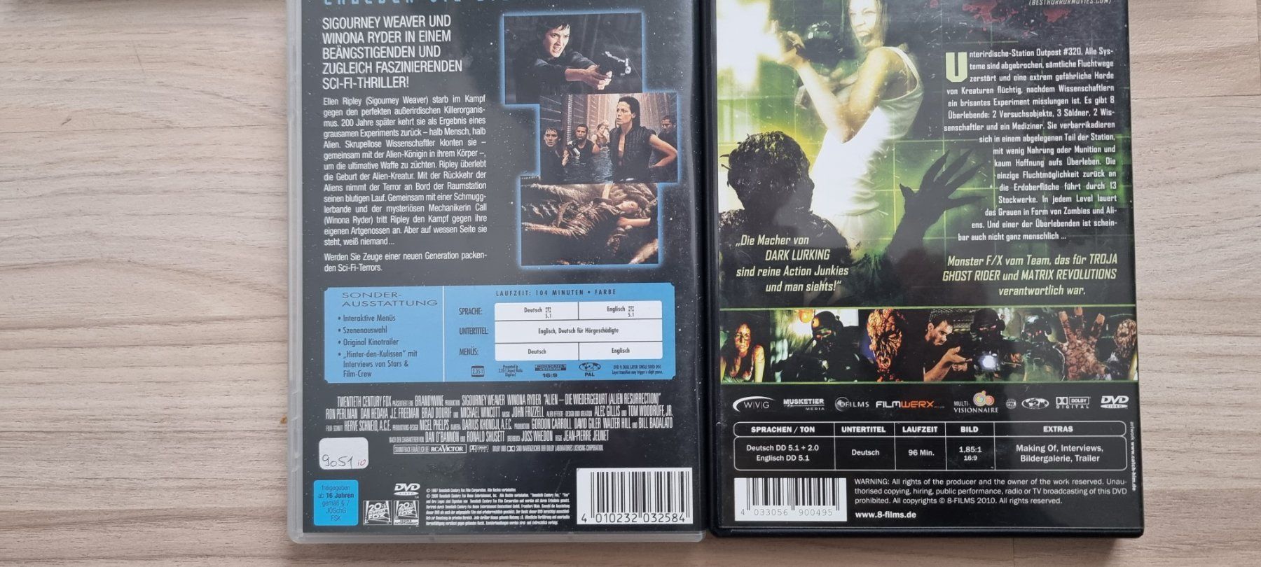 Tous les DVDs: DVD Set 5 Alien Filme – D'occasion à Oetwil am See par fineli2 3