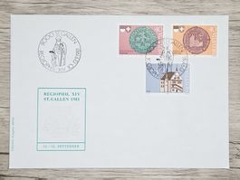 CL18 Enveloppe + Timbre Suisse 1981