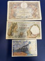 Frankreich Banknoten Sammlung - Cent Francs
