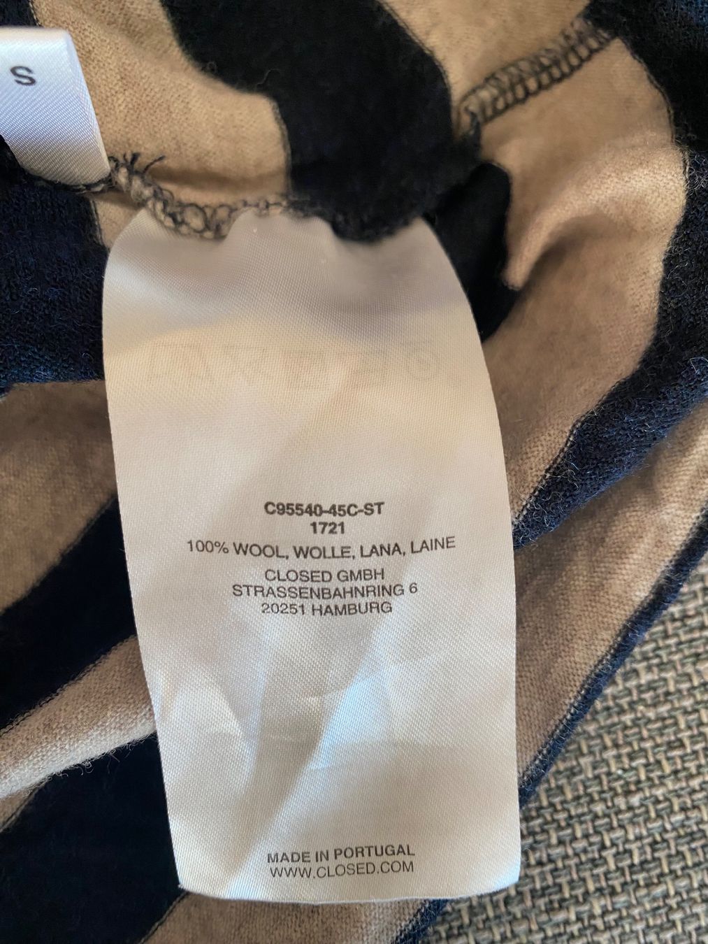 Closed Maglioni & Felpe: Closed Pullover gestreift blau beige Grösse S gebraucht – Usato da Rebstein venduto da ann_b2rg 3