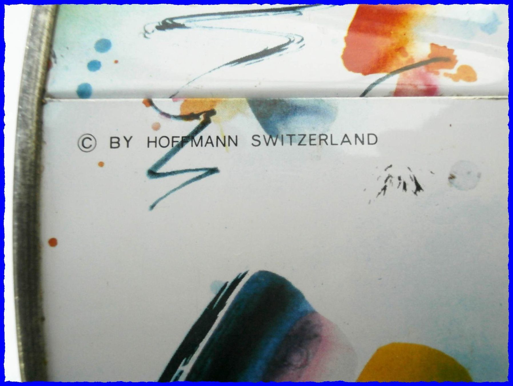 Barattoli: Alte Blechdose (Bisquitdose)  - Kunstmotiv Hoffmann - 18cm – Usato da Worblaufen venduto da Re_mo81 2
