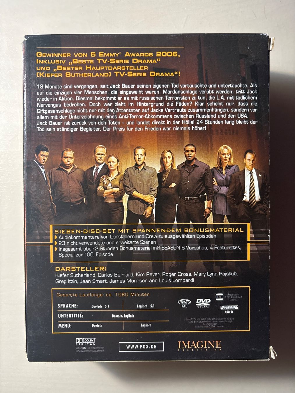 Alle DVDs: Kiefer Sutherland Twenty Four -  Season five – Gebraucht aus Ruswil von Slivio_ 1
