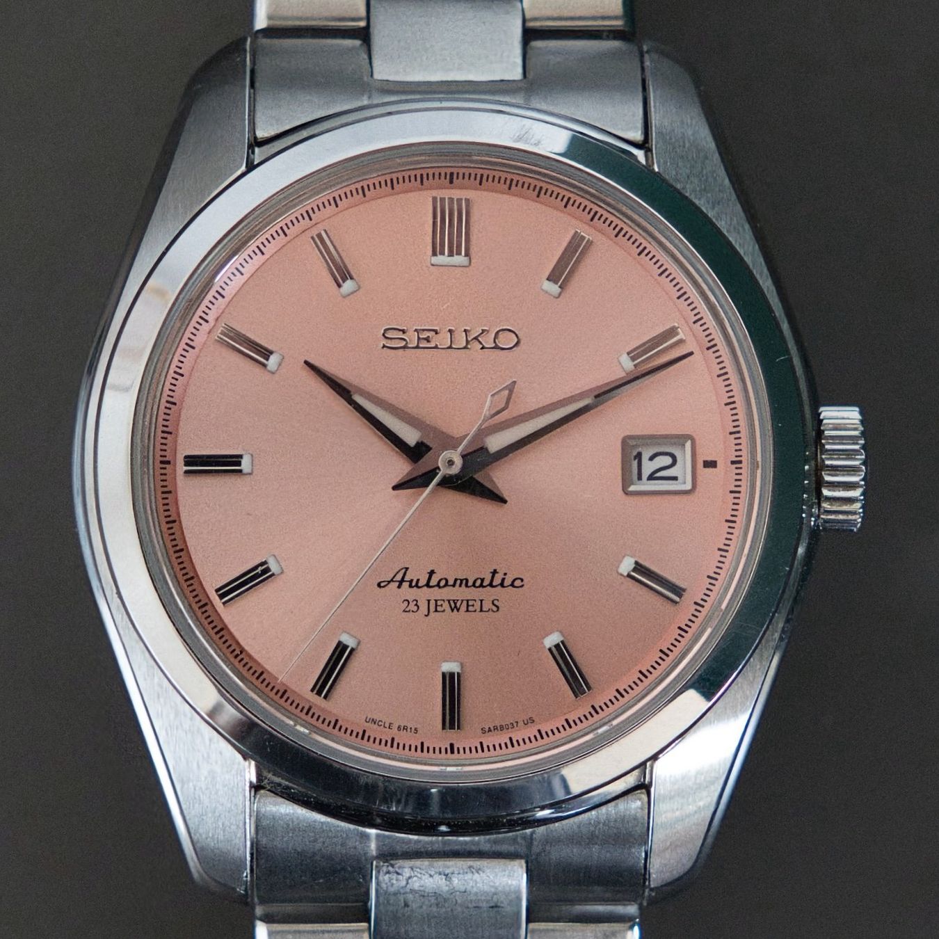 Seiko Orologi: Seiko Spirit SARB Automatic Salmon Full Set – Usato da Zürich venduto da rad-raf