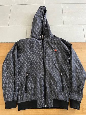 Fly 53 Jacke Herren Größe M  schwarz/grau gemustert Kapuze