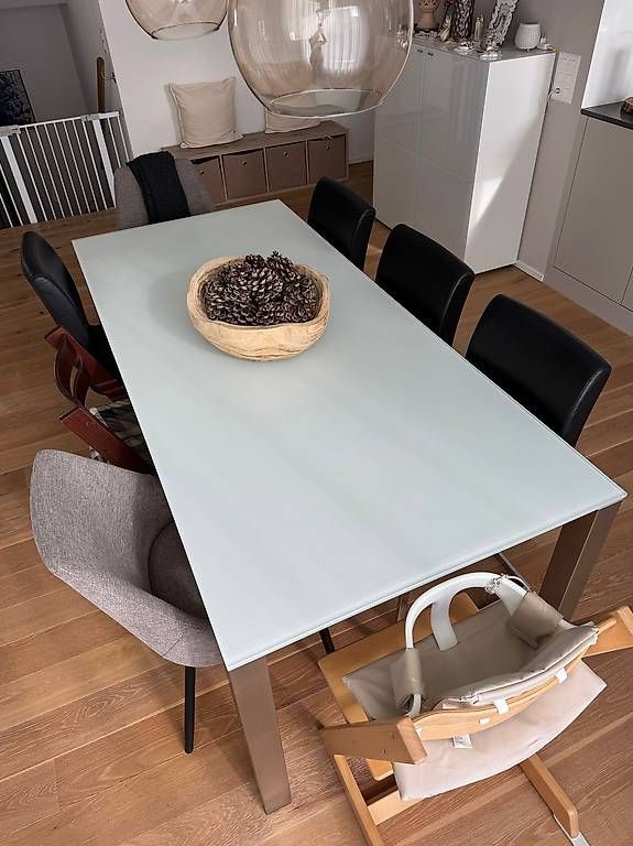 Tavoli: Interio Esstisch "Sicherheitsglas" – Usato da Netstal venduto da Zurichsee 1