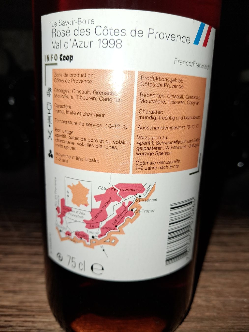 Wein: Val d'azur cotes de provence 1998 – Neu und originalverpackt aus Le locle von juliensaran 3
