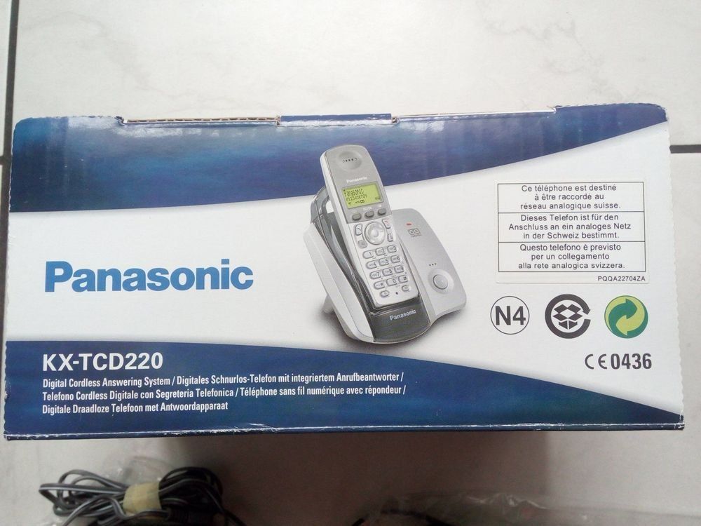 Panasonic Telefoni: Panasonic Digital-Schnurlostelefon Mod. KX-TCD 220 – Nuovo e nell'imballaggio originale da Igis venduto da lebi