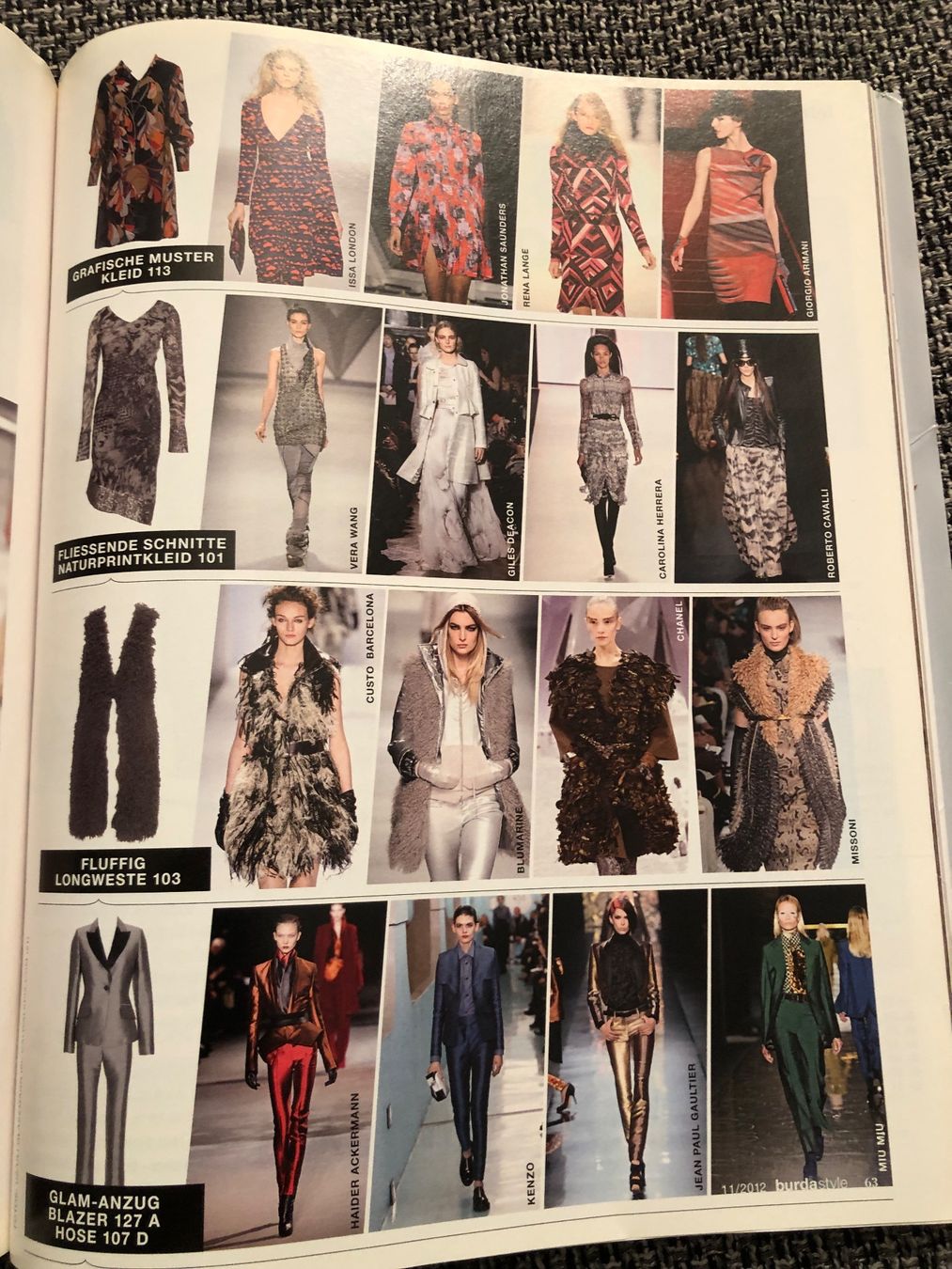 Riviste & Magazine: burda style 11/2012 – Nuovo e nell'imballaggio originale da Langnau am Albis venduto da snla_scc9 5