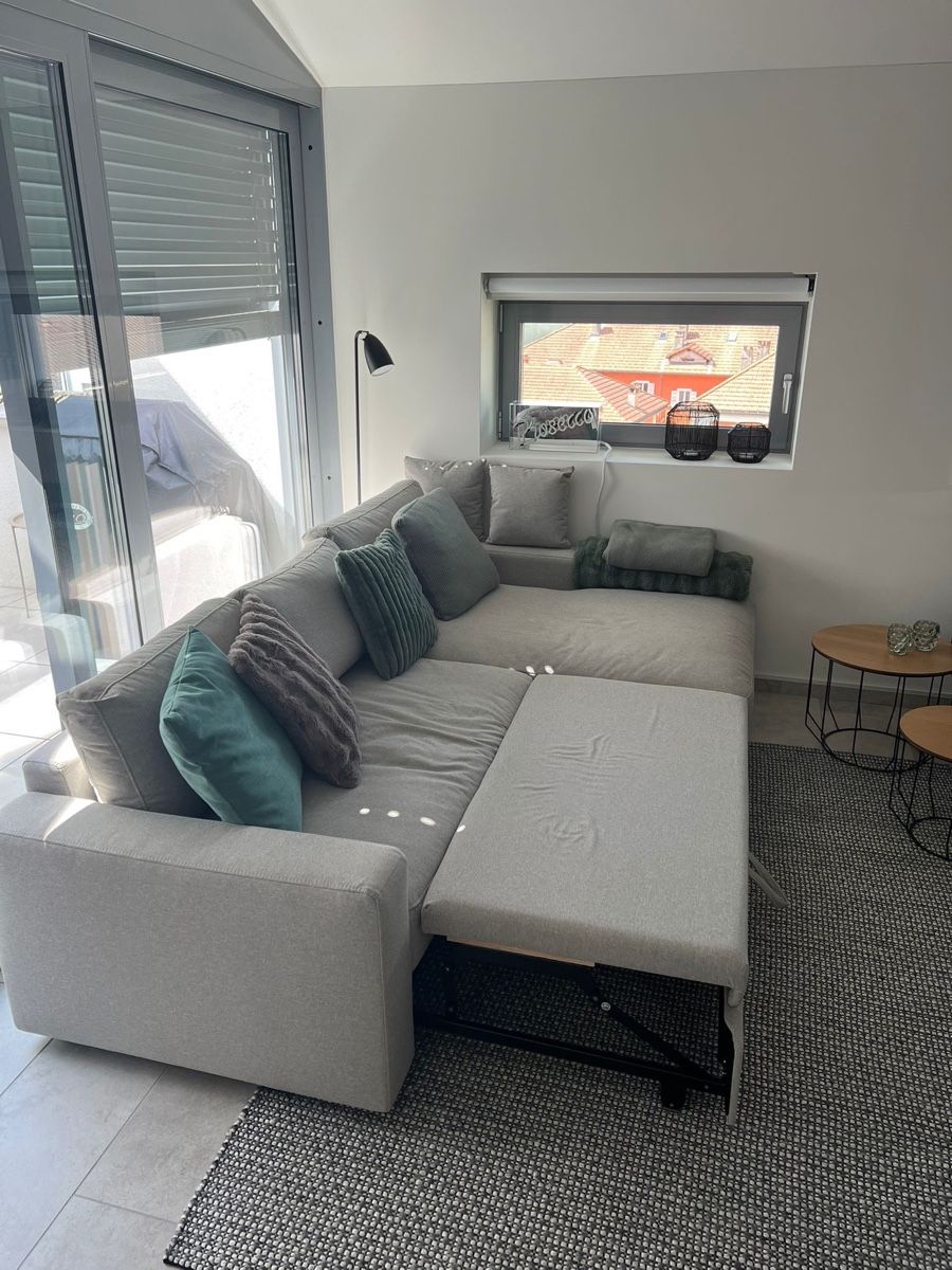 Divani: Ecksofa, Schlafsofa grau (Abholung Muralto!) – Usato da Wädenswil venduto da stu_gk 1