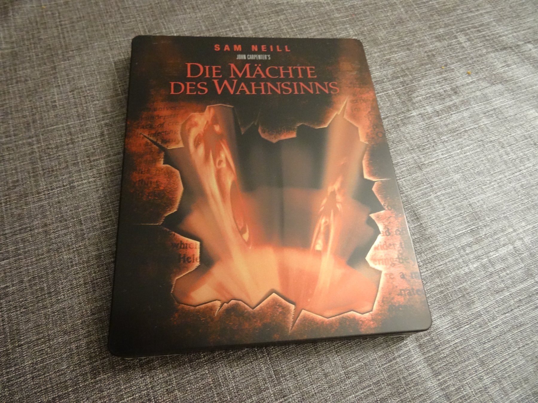 Tutti i DVDs: Die Mächte des Wahnsinns STEELBOOK BLU-RAY – Usato da Olten venduto da Disc-Verkauf